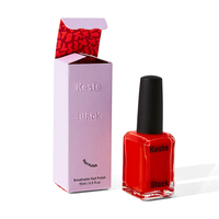 Papier vide personnalisé de marque privée pour vernis à ongles gel boîte d'emballage d'huile emballage pour vernis à ongles