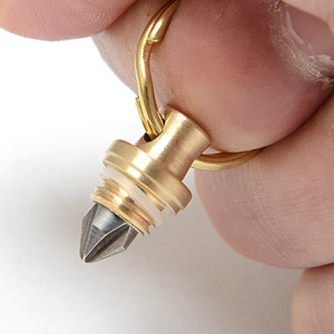 Outil de survie EDC multifonctionnel pour l'extérieur, ouvre-<span class=keywords><strong>bouteille</strong></span>, tournevis, tête en tungstène, brise-vitre, porte-clés, mini couteau portable - Product Image 3