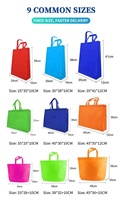 Huahao, logotipo impreso personalizado de alta calidad, promoción de comestibles, regalo no tejido, bolsas de compras reutilizables para supermercado