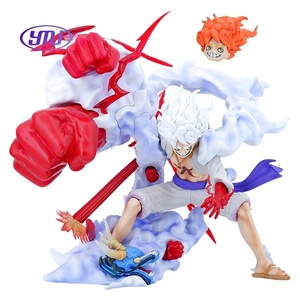 Figuras de Acción de One Piece de Onitsushima, Endgame, Hornet Nika, Helios de Cinco Velocidades, Luffy, con Cabeza Intercambiable para Niños - Product Image 1