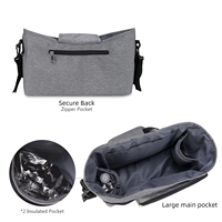 Accessoires universels pour poussette, organisateur pour bébé unisexe, sac suspendu portable en polyester 300D, logo personnalisé
