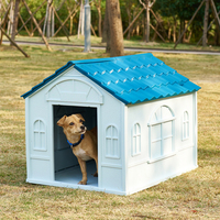 Gute Qualität PP Material Metall Hundehütte Haustier freundliche wasserdichte Haustier haus für Hund