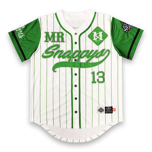 Camisetas de uniforme de béisbol Retro Vintage personalizables Ropa deportiva de secado rápido con rayas clásicas de talla grande disponibles - Product Image 2