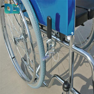 Silla de Ruedas Plegable Estándar de Acero, Silla de Ruedas Manual Ligera para Personas Mayores o con Discapacidad - Product Image 5