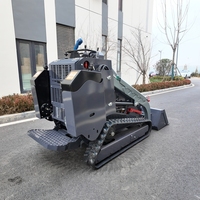 Konut İnşaatları için EPA Euro5 Sertifikalı Çok Fonksiyonlu Mini Skid Steer Yükleyici