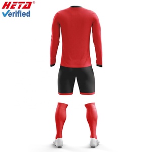 Uniforme de Fútbol Personalizado de Último Diseño y Alta Calidad, Conjunto de Camiseta de Fútbol de Manga Larga de Secado Rápido - Product Image 4
