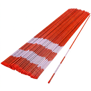 เสาค้ำหิมะไฟเบอร์กลาสสีส้มพร้อมแถบสะท้อนแสงสำหรับสถานบริการสกี - Product Image 4