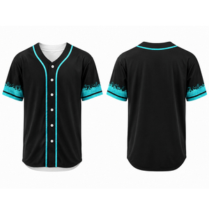 Maillot de baseball de qualité supérieure, en gros, faible MOQ, pour vêtements de sport, logo personnalisé, maillot de baseball d'équipe pour vente en ligne - Product Image 1