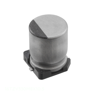 Condensateur SMD 330 µF 20 % 16 V, montage en surface, canal fabricant, 16TZV330M8X10.5 - Product Image 1