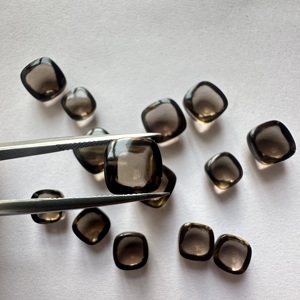 อีเลแกนท์ ทีเอฟเอช สโมคกี้ คูชั่น คาโบชอง 4MM-14MM |   พลอยคุณภาพ AAA ขัดเงาด้วยมือ สำหรับทำเครื่องประดับ - Product Image 5