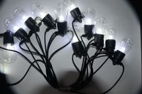 Kabel ekstensi pemegang Led bohlam E27 tahan air luar ruangan kualitas tinggi kabel soket lampu E27 datar karet