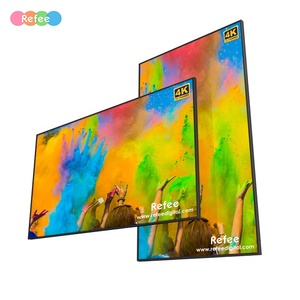 จอแสดงผลโฆษณาดิจิทัล OEM ขนาด 32/43/55 นิ้ว 4K QLED ระบบแอนดรอยด์  พร้อมเคสโลหะสีดำ รองรับ WiFi รุ่น A43W สำหรับแสดงโฆษณา - Product Image 1