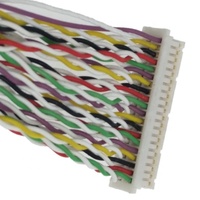 كابل إلكتروني عالمي RY HRS DF20A-40DS-1C DF20 بخطوة 1.0 مم من 40P إلى 2P دوبونت 2.54 مم لشاشات LCD و LVDS و EDP