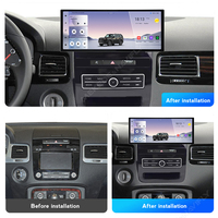 MEKEDE-Autoradio avec écran de 12.3 pouces pour Volkswagen Touareg 7870-256, lecteur multimédia Android, 2011 go, 12 + 2017 go