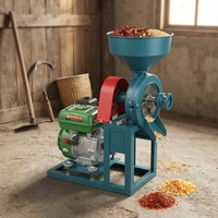 22 kg Compact 2,2 kW 80 kg/h Durable Haute Qualité Humide &amp;   Broyeur à sec avec moteur et roulement 220V/380V