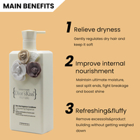 Prix de gros, shampooing et après-shampooing de luxe, shampooing biologique OEM, ensemble de soins capillaires pour salon professionnel