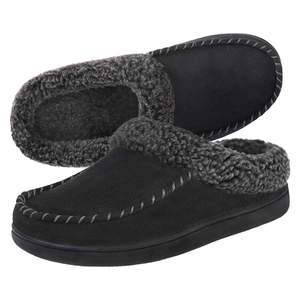 2024 nuevo diseño de espuma viscoelástica para <span class=keywords><strong>hombre</strong></span>, zapatillas de interior, mocasín, Zapatillas de casa, jardín al aire libre, zapatillas cálidas de invierno, goma TPR - Product Image 1