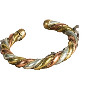 Good Quality Trending Fashion Women Heart Star Butterfly Charm Bracelets Jewelry Gifts <b>Copper</b> Hammered Handmade Cuff Bracelet - Product Image 5