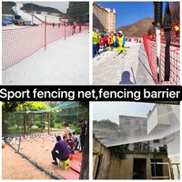 Filet de sécurité en polyester pour sports de plein air, idéal pour terrains de football et de baseball, protection contre les impacts de balles