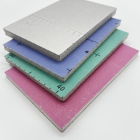 Plaque de plâtre ignifuge en gypse avec surface en papier, norme néo-zélandaise, pour la décoration d'hôtels