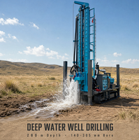 KAIYAN Foreuse de puits d'eau montée sur camion, à moteur diesel haute efficacité, profondeur 280m, moteur YUCHAI 77.3KW, pompe de forage 305mm