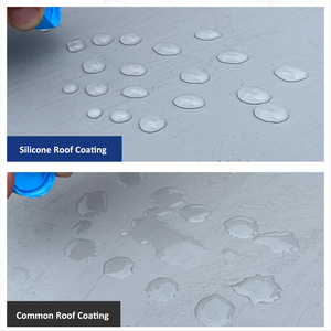 Premium Eco-Friendly Water-Based Roof <b>Paint</b> Adhesive Sealant Liquid Waterproof Silicone <b>Coating</b> Wall Brush Application Appliance - Product Image 4