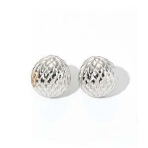 Boucles d'oreilles clous en acier inoxydable 316L plaqué or PVD, durables et résistantes, bijoux de mode - Product Image 1