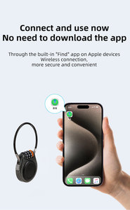 Nuovo Portachiavi GPS 2026 per AirTag - Localizzatore Anti-Smarrimento per Portafogli e <span class=keywords><strong>Auto</strong></span> (iOS e Android) - Product Image 5