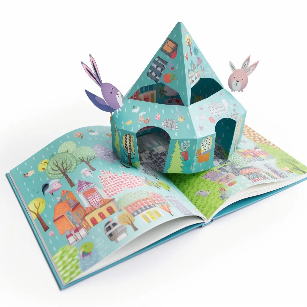 تخفيضات هائلة كتاب أطفال حرفي ورقي ثلاثي الأبعاد مخصص كتاب أطفال لوحة قصص إنجليزي خدمة طباعة