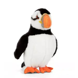 Custom Soft Arctic region Puffin Plush Toy Stuffed Bird toys for souvenir