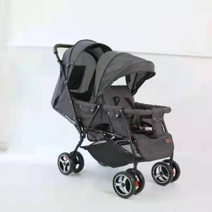Cochecito de bebé para gemelos, se puede usar para sentarse y acostarse delante y detrás de los cochecitos grandes y pequeños - Product Image 1