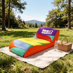 Matelas Gonflable <span class=keywords><strong>Coupe</strong></span> <span class=keywords><strong>du</strong></span> <span class=keywords><strong>Monde</strong></span> FIFA 2026 pour Terrains <span class=keywords><strong>de</strong></span> <span class=keywords><strong>Football</strong></span> Extérieurs et Camping – Gonflage Rapide, Confortable, Design Arc-en-ciel - Product Image 2
