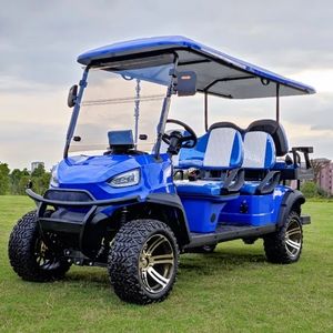 Nouveau modèle Mini voiturette de golf électrique avec batterie au lithium 72V 6 places Buggy levé - Product Image 3