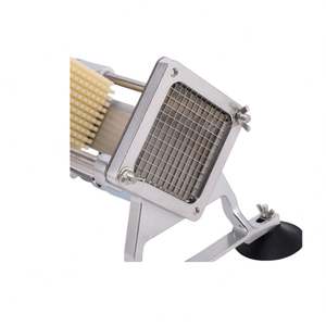 Cortador Manual de Papas Fritas de Acero Inoxidable para Cocina de Restaurante, Rebanador de Patatas y Cortador de Verduras y Frutas para Papas Fritas - Product Image 4
