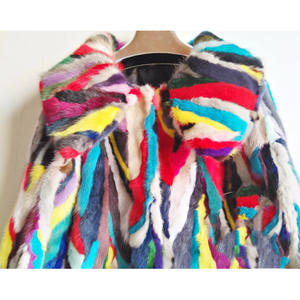 Abrigo de Piel de Visón Auténtico para Mujer <span class=keywords><strong>2023</strong></span>, Chaqueta de <span class=keywords><strong>Invierno</strong></span> con Parches de Piel de Visón, Abrigo de Algodón, Venta al por Mayor, Envío Directo, <span class=keywords><strong>Abrigos</strong></span> de Piel Auténtica para Mujer - Product Image 3