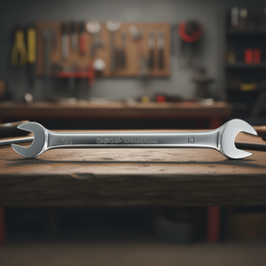 Fervi Chrome Plated Fixed <b>Wrench</b> 12x13mm Chrom Vanadium Mirror Polished - Product Image 3