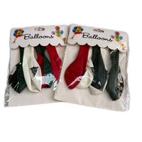 Ensemble de décoration de ballons de Noël de 12 pouces, ballons exquis en carton, ballons en latex pour fête de NOËL