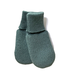Wool all'ingrosso Unisex in lana Merino biologica lavorato a maglia caldo cuore Babys Mitten - Product Image 1