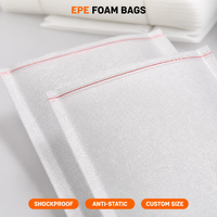 Sac de protection en mousse EPE, pochette en coton perlé, sac en mousse antichoc pour l'électronique, emballage en mousse pour articles fragiles