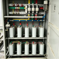 Fuken - Gabinete de Control PLC para Corrección del Factor de Potencia con Banco de Condensadores Automático, Trifásico, IP55, Panel de Distribución de Energía, 1 Año de Garantía