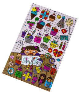 Adesivos Decorativos de PVC para Meninas, Estilo Princesa, com Proteção Anti-UV e Corte Especial - Product Image 1