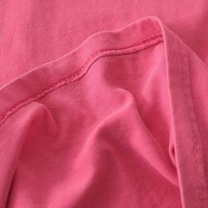 T-shirt personnalisé en coton lourd 100% tissu tricoté coupe surdimensionnée avec sérigraphie et fabricant de t-shirts à motifs de lettres - Product Image 4