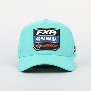 Logotipo personalizado agujero cortado con láser soporte en T a prueba de agua marcador de bola impermeable 7 paneles cuerda Golf Snapback gorras sombreros para hombres - Product Image 2