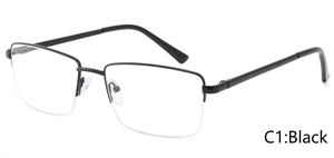 Kính mắt khung kim loại bán buôn giá rẻ nửa viền năm 2022 - Product Image 2