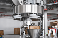 Machine d'emballage automatique verticale pour granulés 25-35 sachets/min pour bonbons, haricots, snacks, céréales