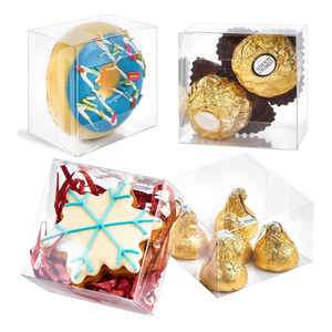 Boîtes à bonbons en gros, boîtes de présentation transparentes en plastique, boîtes cadeaux transparentes en plastique pour l'emballage de sucre, chocolat <span class=keywords><strong>et</strong></span> dragées - Product Image 3
