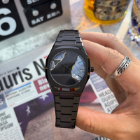 Montre-bracelet octogonale personnalisée pour homme, en acier inoxydable, avec cadran unique en nacre, étanche, style affaires et décontracté, vente en gros
