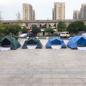 Tente de <span class=keywords><strong>Camping</strong></span> Portable Entièrement Automatique Style <span class=keywords><strong>Plage</strong></span> Faux Double Couche Pliage Rapide Ouverture Rapide Aucune Configuration Nécessaire pour l'Extérieur - Product Image 3