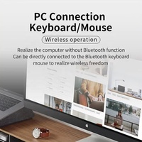 Adaptateur USB Bluetooth 5.4 Dongle pour haut-parleur PC souris sans fil musique récepteur audio émetteur