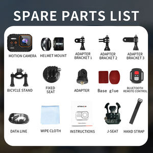 Alimentation directe d'usine 4K60 FPS Ultra HD Caméra d'action 2.0 pouces Plongée en plein air Caméra étanche Voiture Moto Dash Caméra VL002 - Product Image 6